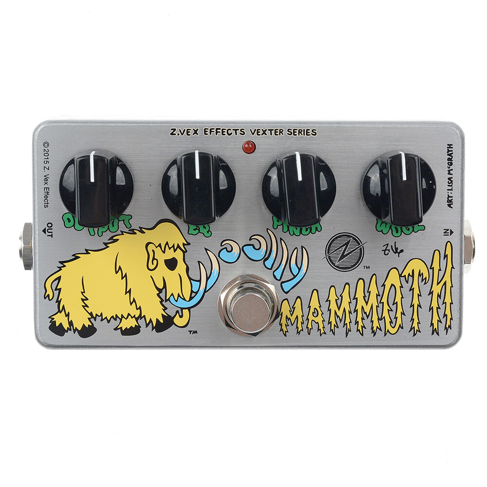 ZVEX Vexter Wooly Mammoth Fuzz Guitar Bass Effects Stompbox FX 
