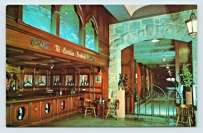 St Helena CA Christian Brothers Interior View Old Stone Winery Postcard C21
