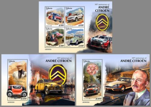 LIBERIA 2023 MNH ** Andre Citroen Autos Cars #332 - Picture 1 of 9
