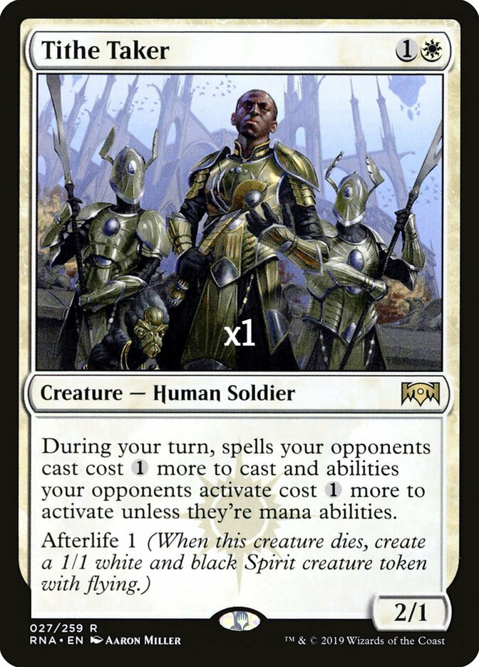 MTG Ravnica Allegiance RNA Tithe Taker MINT