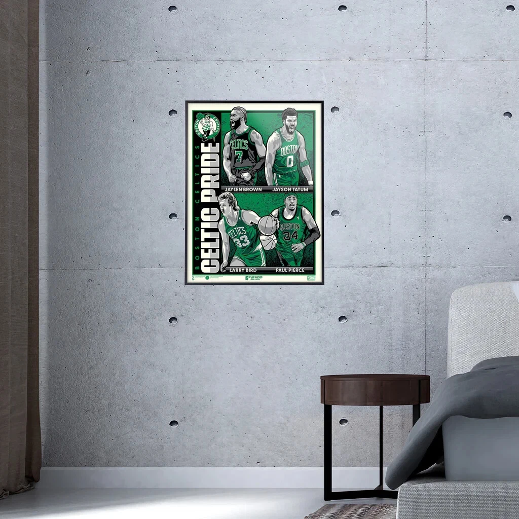 Phenom Gallery Boston Celtics Pride Poster