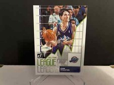 2020-21 NBA Panini Donruss John Stockton #8 All Time League Leaders Insert Card