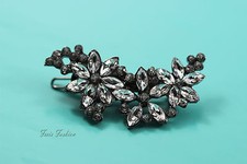 Haarklammer Haarspange Blume Blüte Strass Haarschmuck A500