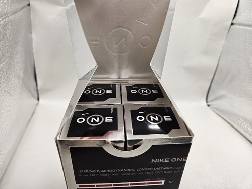Nike Golf ONE Black TW Tiger Woods 4 Sleeve 12 Golf Balls Retired Golfing - Picture 6 of 12
