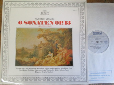 2533 117 Vivadli 6 Sonatas Op. 13 'Il Pastor Fido' / Linde / Melkus etc.