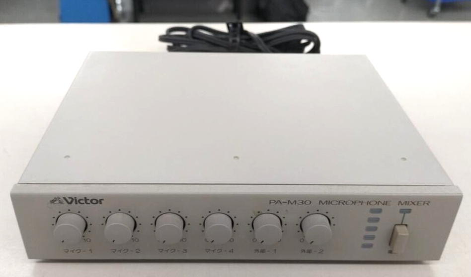 【極美品】Victor マイクロホンミキサー PA-M30 極美品】Victor マイクロホンミキサー PA-M30 【公式通販】