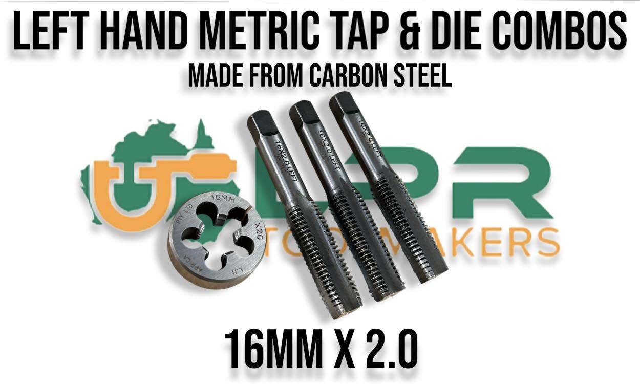 Metric Left Hand Tap and Die Set Combinations from 620mm select your