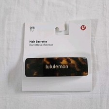 Lululemon Hair Barrette FRPR BTCA French Press Brown Hair Clip Accessory
