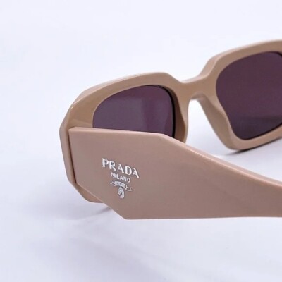 プラダ SPR 17WC-9-VYJ-6X1 サングラス 49□20 ベージュ PRADA PR 17WS VYJ6X1 POWDER PURPLE BROWN LENS UNISEX SUNGLASSES