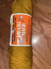 Vintage M. H. Yarns MIRACLE MATCH M27 Medium Gold No Dye Lot USA Made