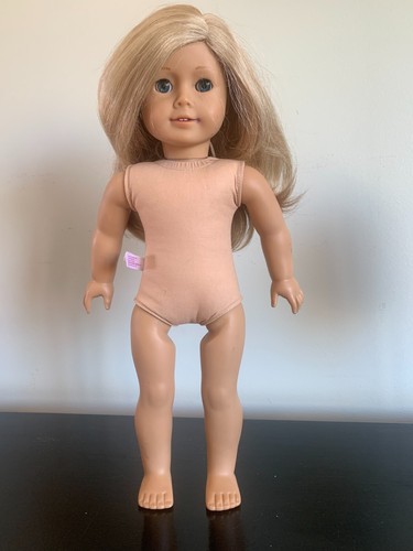 18" American Girl Doll Blonde Hair, Blue Eyes  | eBay
