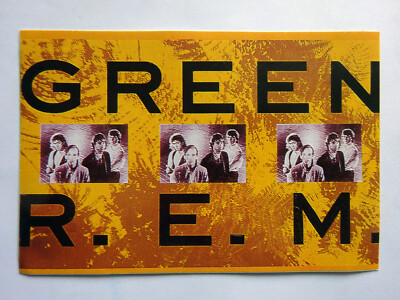 R.E.M. Green Sticker Aufkleber Michael Stipe