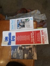Ensemble Vintage NICE Lot De 3 Cartes Minnesota Lake Minnetonka