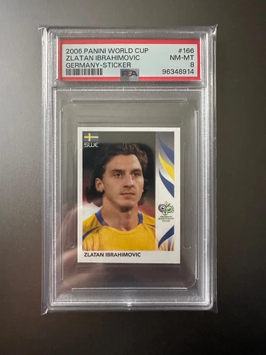 2006 PANINI WORLD CUP ZLATAN IBRAHIMOVIC GERMANY STICKER #166 NM-MT 8 ROOKIE