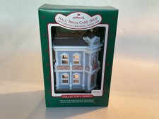Hallmark Hall Bro  s Card Shop Collector  s Series Handcrafted Ornament 1988 NRFB