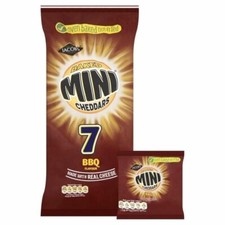 Jacob's Mini Cheddars BBQ 25g x 7 per pack - (PACK OF 4)