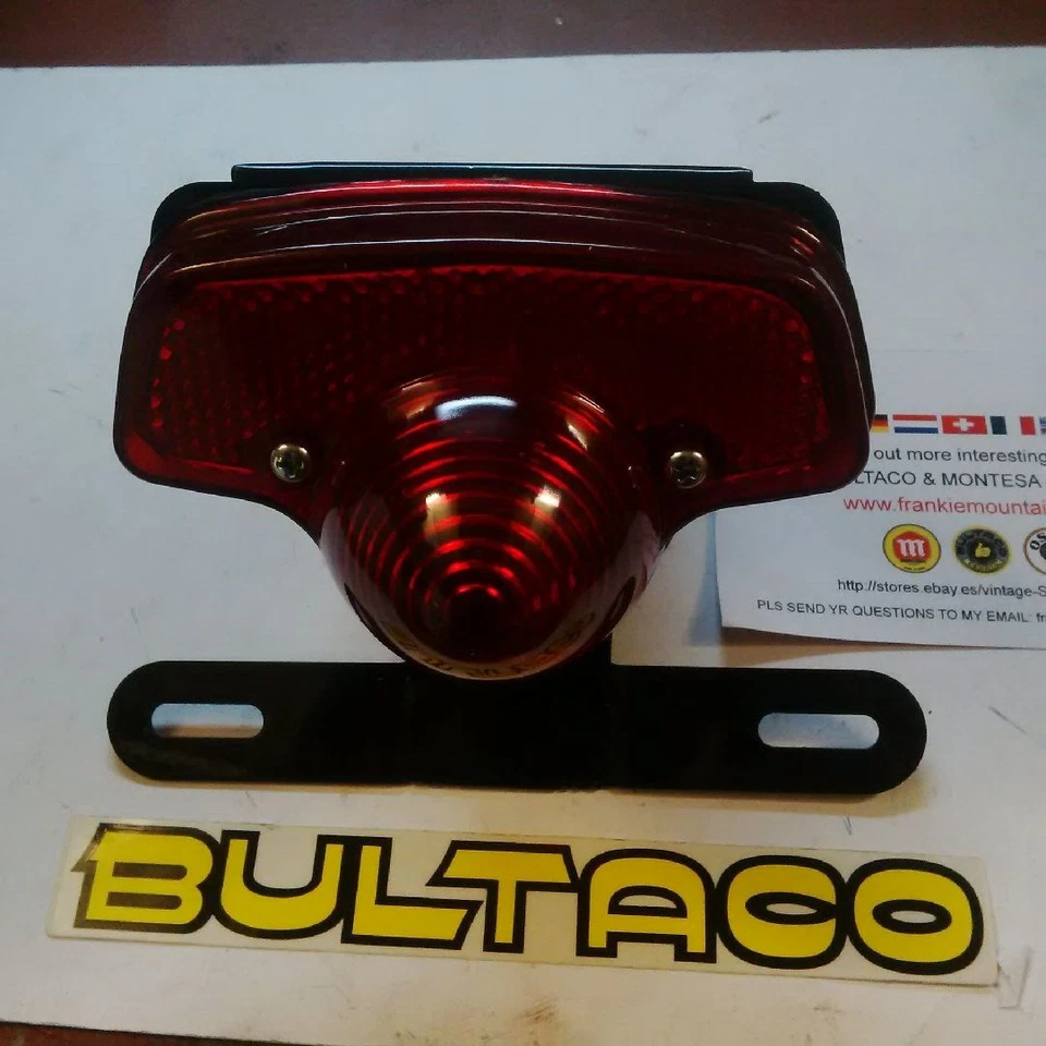 LUZ TRASERA BULTACO MONTADERO + SOPORTE MATADOR MK2 LUZ TRASERA + SOPORTE Foto 2 de 4