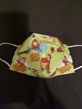 Curious George Face Mask Kids Size Washable Reusable Handmade Disney
