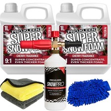 ProKleen Car Snow Foam Super Concentrate Cherry 2L Karcher K Lance Detailing Kit
