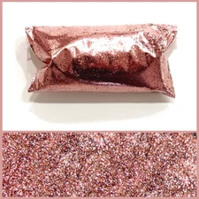 Metallic Pink Glitter, Fine .015" Cut, Solvent Resistant Premium Polyester