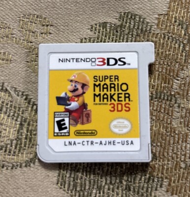 Super Mario Maker for 3DS (Nintendo 3DS, 2016) Authentic Tested Works Great !!