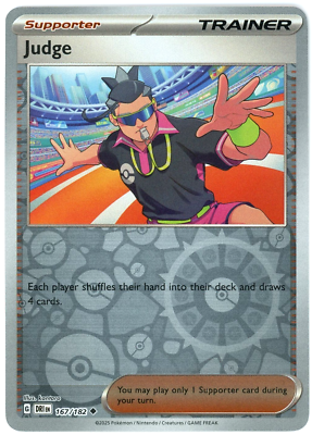 Judge (Reverse Holo) - 167/182 - Destined Rivals - NM/M - Pokemon