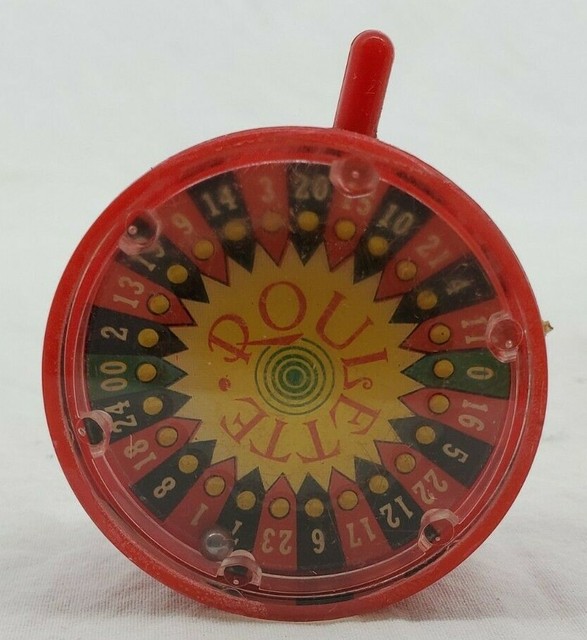 VINTAGE ROULETTE WHEEL GAME E. S. LOWE Copywrite 1941 Excellent