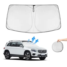 1pcs Foldable Car Windshield Sun Shade Cover Front Window UV Block 64in x 32in