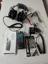 Uniden Sportcat 200 Scanner - Charger - Headphones - Manual MISSING ANTENNA