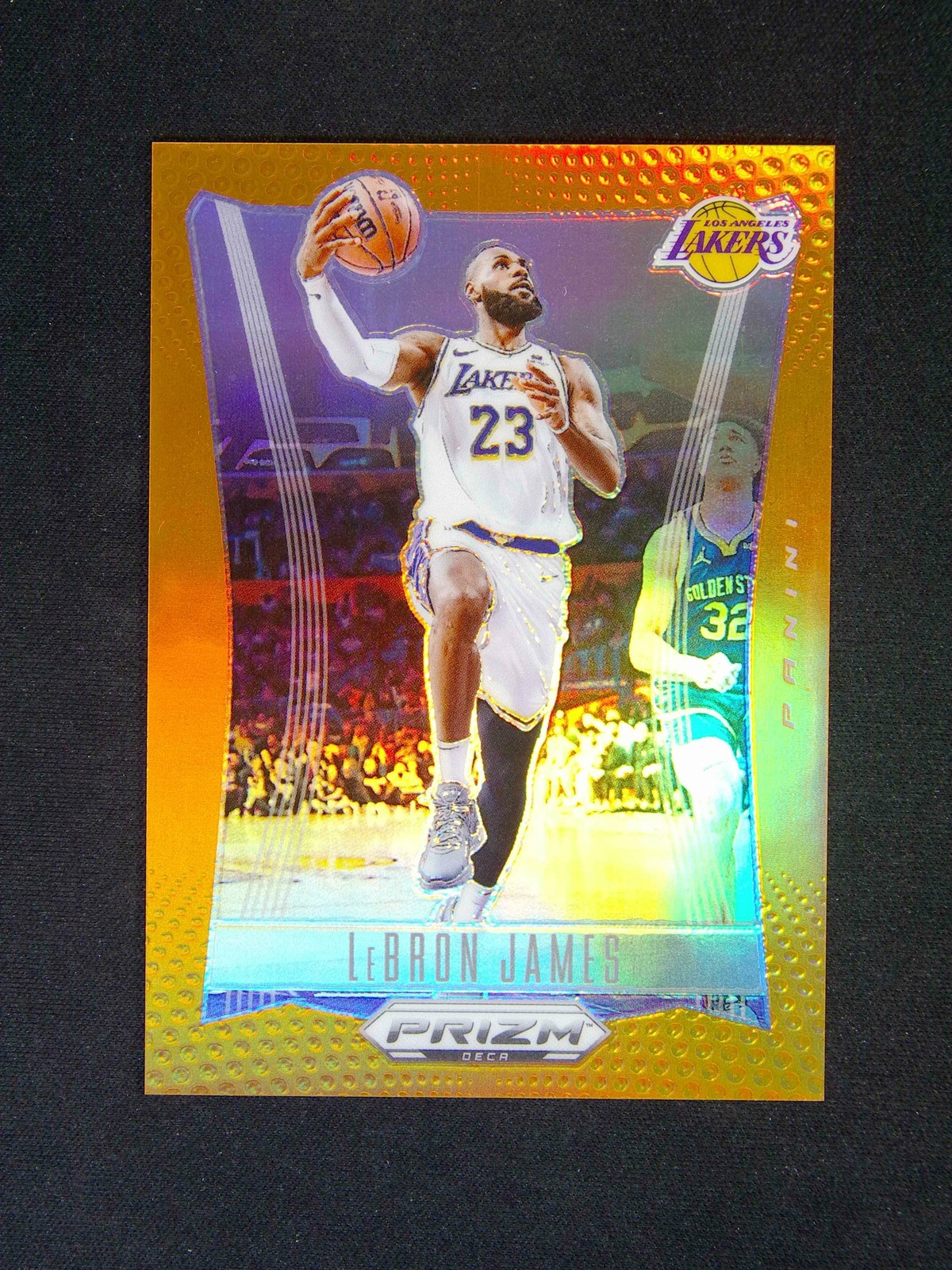 2023-24 Panini Prizm Deca LeBron James #145 Orange /49