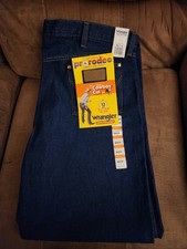 Wrangler Cowboy Cut Original Fit Straight Leg Dark Blue Denim Men's Jeans