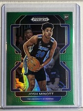 2022-23 Panini Prizm Draft Picks - Josh Minott #94 Green Prizm (RC)