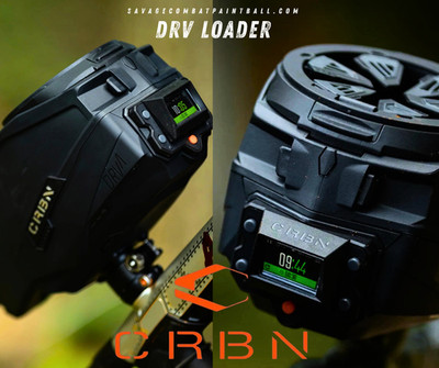 NEW Carbon CRBN DRV Paintball Loader - Black