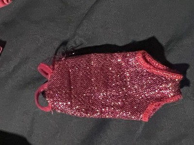 1990s Mattel Barbie Fashionistas Metallic Pink One-Piece Swimsuit