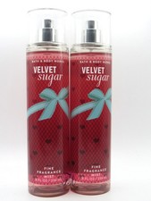 BATH  BODY WORKS VELVET SUGAR FRAGRANCE MIST BODY SPRAY 8 FL OZ LOT OF 2 PCS 