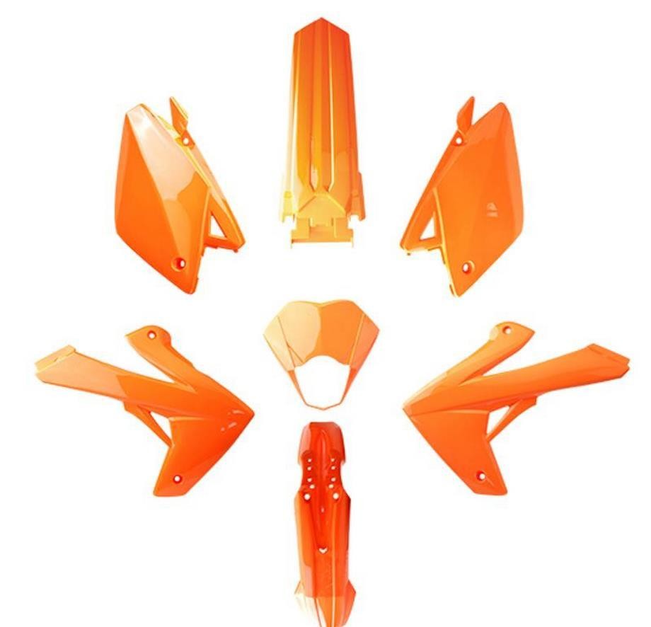 Kit carrosserie orange moto Rieju MRT 125 Marathon carénage