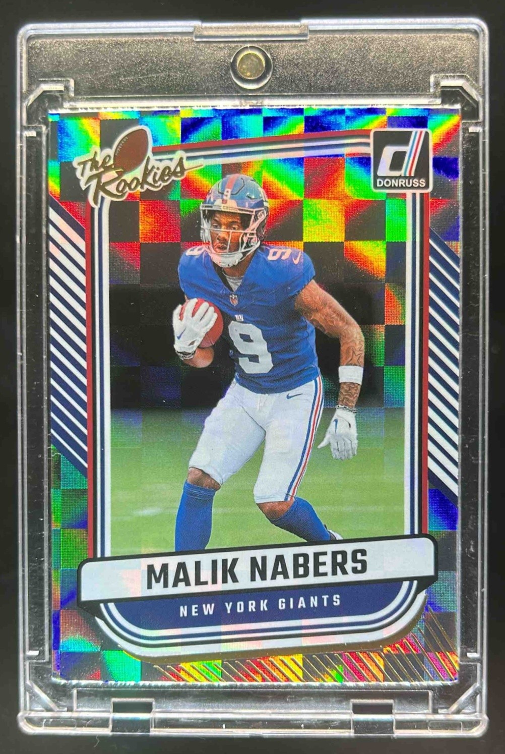 2024 Donruss Malik Nabers The Rookies Rookie RC #TR-34 Giants
