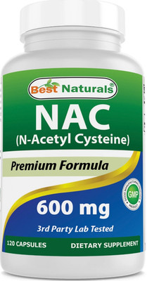 Best Naturals Nac-Acetyl Cysteine 600mg - 120 Capsules