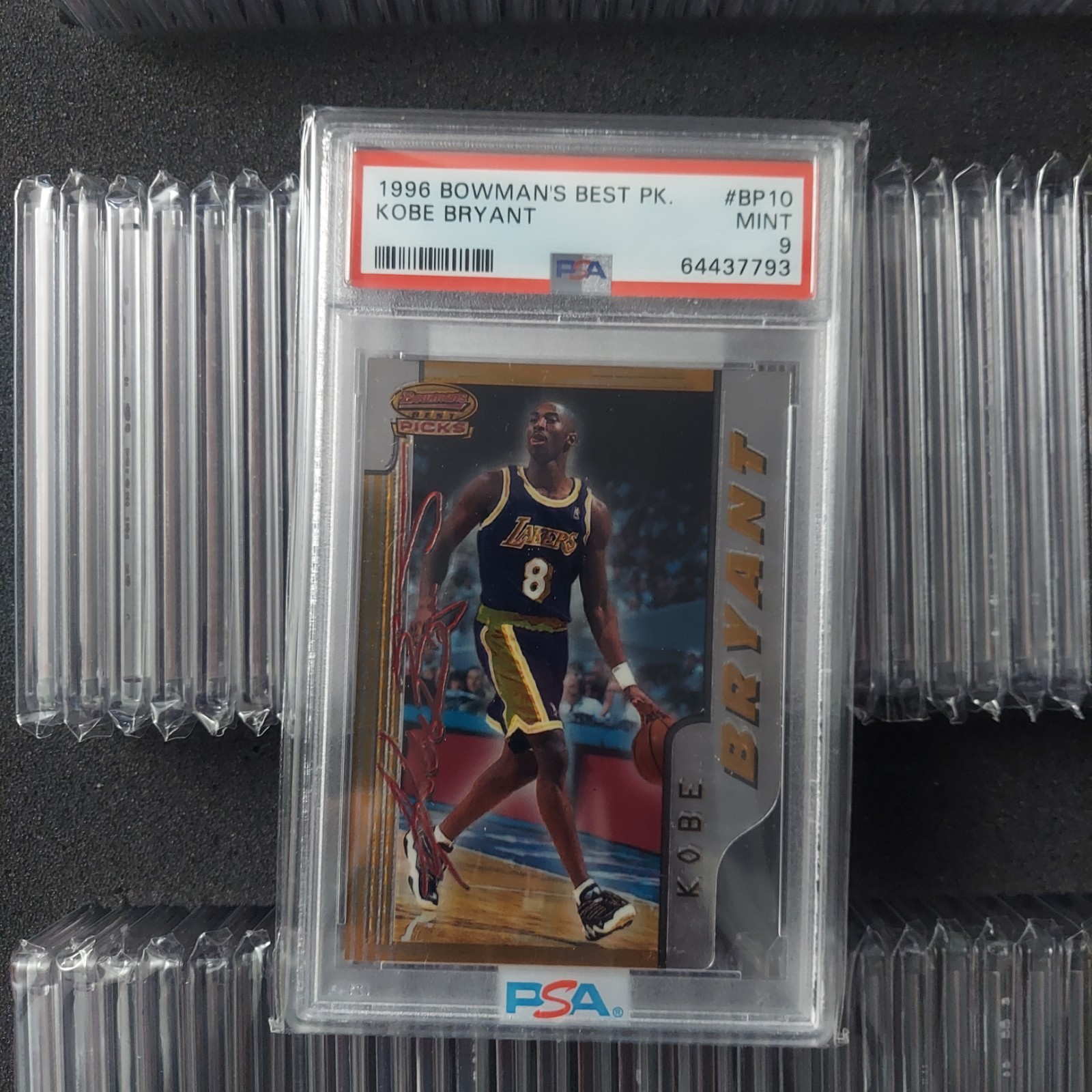 Kobe Bryant - 1996 Bowman's Best - Picks #BP10 - Rookie Card PSA 9 Mint