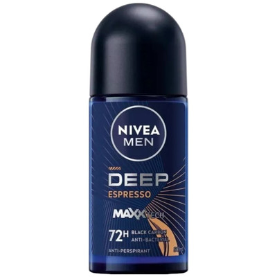 Nivea Men Deep Espresso Black Carbon Anti-Perspirant Deo, 1.7oz