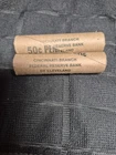 1955-P OBW ORIGINAL BANK WRAP BU UNCIRCULATED LINCOLN WHEAT CENT PENNY ROLL X  2