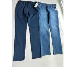  2 OshKosh B'gosh Kids Jeans Size 10 Jegging Blue Stretch Elastic Waist