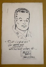 Milton Caniff Sketch of Flip Corkin  