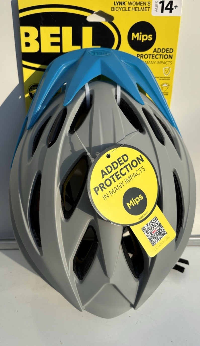 Bell Lynk Women's MIPS Bike Helmet,  Cool Grey, Ages 14+, Size 52-58 cm.