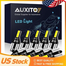 10x AUXITO T10 194 2825 White LED 168 Light Bulb Super Bright Error Canbus Free