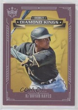 2021 Panini Diamond Kings Debut Plum Framed Ke'Bryan Hayes #DDK-PI 0w7
