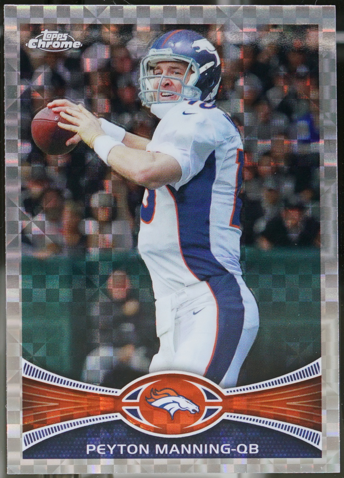 2012 Topps Chrome - Retail X-Fractor Football Peyton Manning #161 NM