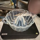 Vintage Beautiful 1930's Opalescent Fry Juice Reamer Bowl 8" Spout to Handle — photo 1