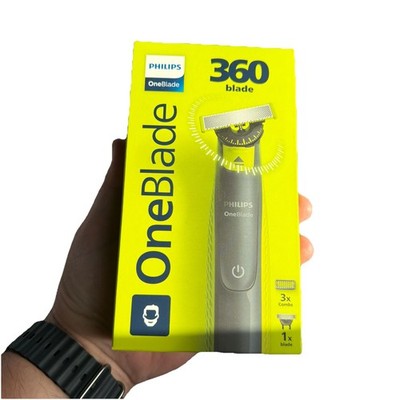 Philips OneBlade 360 Blade Face Bartschneider | 1x Klinge & 3x Kämme | QP2724/23 