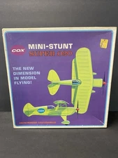 COX Mini-Stunt Super Pitts Special Bi Plane w/.020 Motor #7300 Green